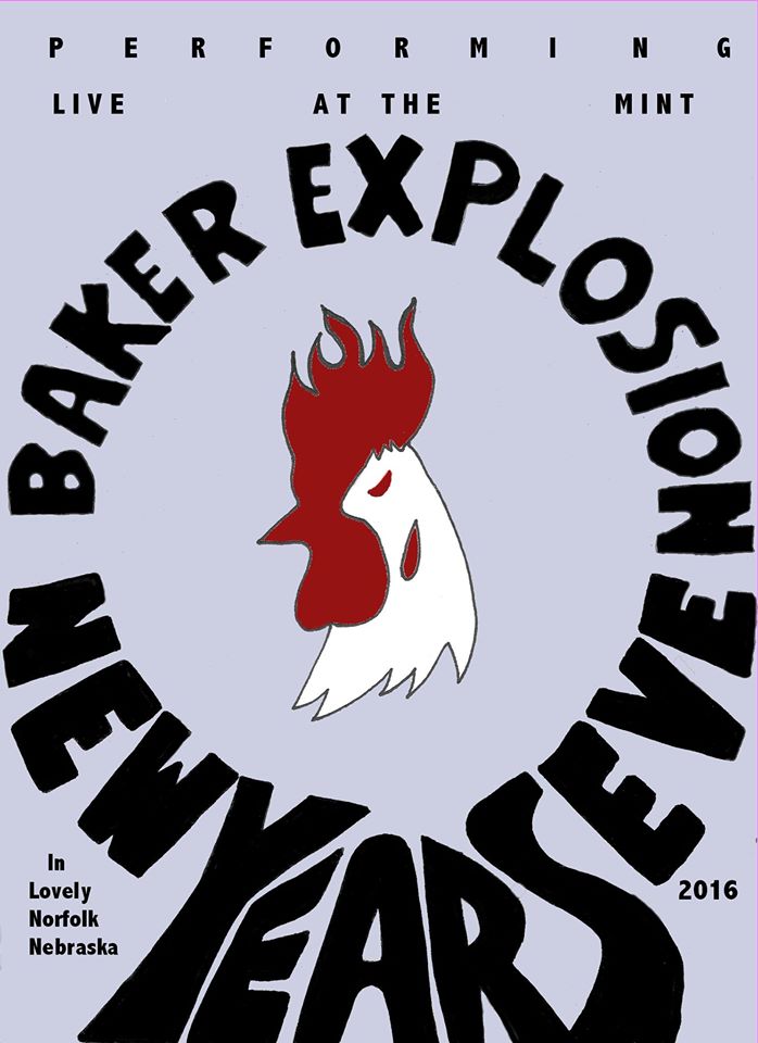 Live Music featuring Baker Explosion at 
						The Mint Bar in Norfolk, Nebraska - 
						Northeast Nebraska Musicians Baker Explosion   
						performing live at
						The Mint Bar in Norfolk, Nebraska  
						on New Years Eve, Saturday, December 31, 2016.
						The Mint Bar is located at 
						304 Northwestern Avenue, 
						Norfolk, NE 68701, 
						Phone: (402) 371-9837.